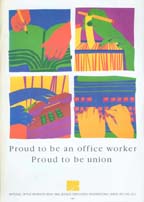 Proud to be an Office Worker Poster