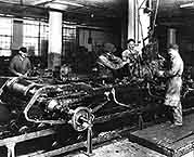 GM assembly line, 1920s