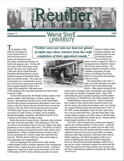 Reuther's 2009 Newsletter