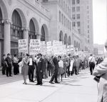 (DN_1122) NAACP, Pickets, Housing Discrimination, Detroit, 1963 (DN_1122) NAACP, Pickets, Housing Discrimination, Detroit, 1963