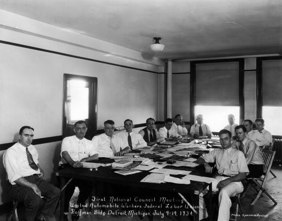 (11384) Meetings, National Council, United Automobile Workers Federal Labor Union, 1935 (11384) Meetings, National Council, United Automobile Workers Federal Labor Union, 1935