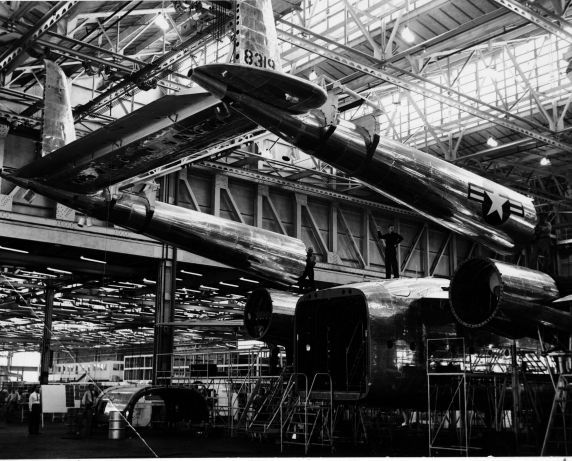 (11506) Defense Work, Fairchild Aircraft Plant, Hagerstown, Maryland, 1950s (11506) Defense Work, Fairchild Aircraft Plant, Hagerstown, Maryland, 1950s