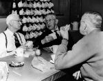 (11581) Retirees, Retired Worker Centers, Detroit, Michigan, 1956