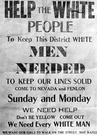 (1188) Flyer, Sojourner Truth Housing Project, 1942 (1188) Flyer, Sojourner Truth Housing Project, 1942