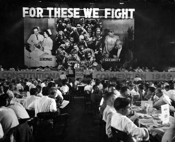 (11910) UAW, Conventions, Walter Reuther, Milwaukee, 1949 (11910) UAW, Conventions, Walter Reuther, Milwaukee, 1949