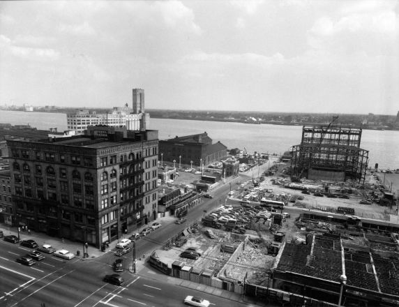 (10002) Districts, Civic Center, Hart Plaza, Detroit, Michigan, 1955 (10002) Districts, Civic Center, Hart Plaza, Detroit, Michigan, 1955