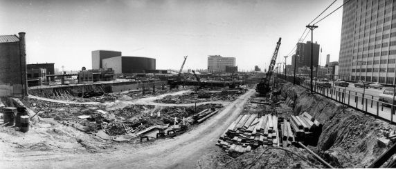 (10003) Districts, Civic Center, Hart Plaza, Detroit, Michigan, 1955 (10003) Districts, Civic Center, Hart Plaza, Detroit, Michigan, 1955