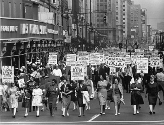 (12008) Demonstrations, Labor Day, Woodward Avenue, Detroit, 1964 (12008) Demonstrations, Labor Day, Woodward Avenue, Detroit, 1964