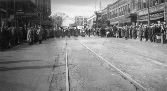 (12271) Ford Hunger March, Funeral Procession, 1932 (12271) Ford Hunger March, Funeral Procession, 1932