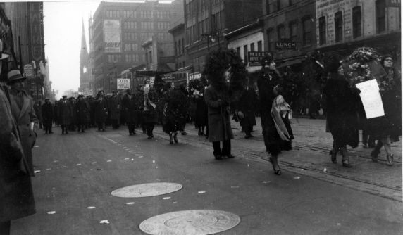 (12272) Ford Hunger March, Funeral Procession, 1932 (12272) Ford Hunger March, Funeral Procession, 1932