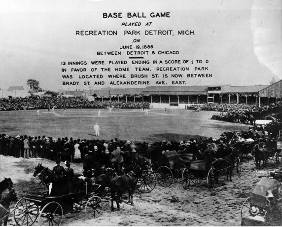 (1672) Historical, Sports, Baseball, Detroit, 1886 (1672) Historical, Sports, Baseball, Detroit, 1886