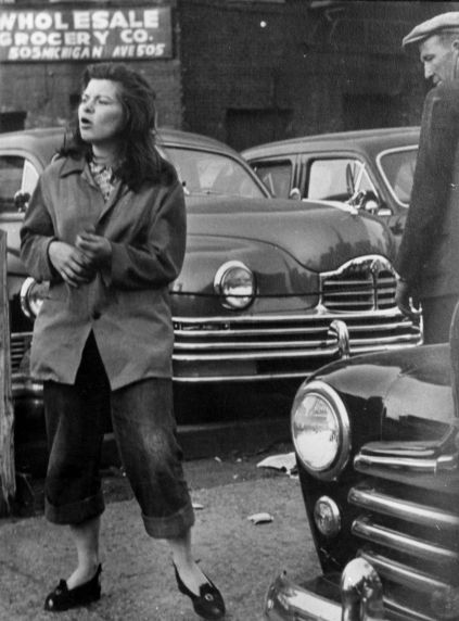 (1692) Poverty Scenes, Michigan Ave., Detroit, 1950s (1692) Poverty Scenes, Michigan Ave., Detroit, 1950s