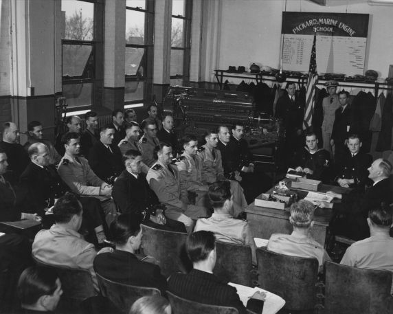 (1693) Military; United States; Packard Marine Engine School, 1941 (1693) Military; United States; Packard Marine Engine School, 1941
