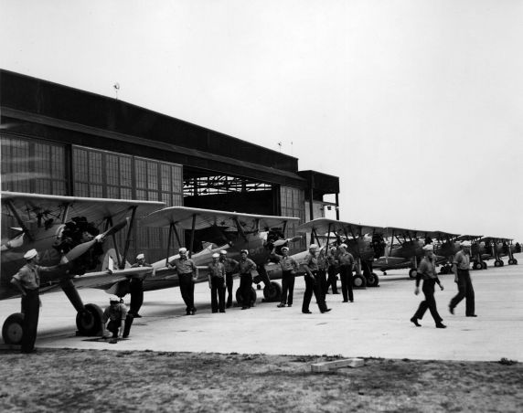(1699) Military, United States, Naval Air Station, Grosse Isle, Michigan, c.1943 (1699) Military, United States, Naval Air Station, Grosse Isle, Michigan, c.1943
