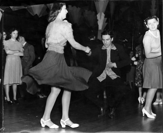 (1744) Dancers, Jitterbug, Detroit, Michigan, Circa 1950s (1744) Dancers, Jitterbug, Detroit, Michigan, Circa 1950s