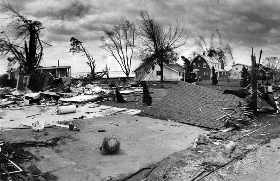 (1745) Storms, Tornadoes, Damage, Macomb County, Michigan, 1964 (1745) Storms, Tornadoes, Damage, Macomb County, Michigan, 1964