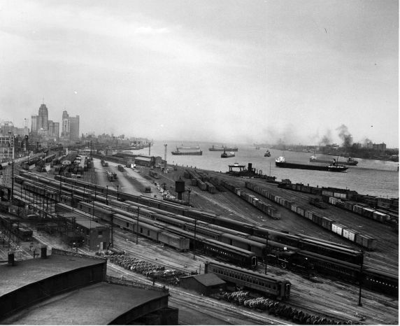 (1747) Railyard, Ferries, Detroit, Michigan (1747) Railyard, Ferries, Detroit, Michigan