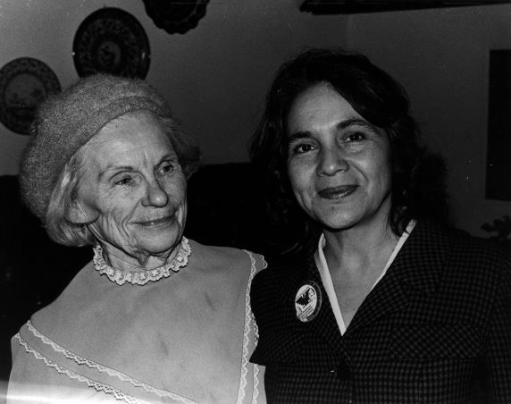 (187) Dolores Huerta, Mildred "Millie" Jeffrey, c. 1980 (187) Dolores Huerta, Mildred "Millie" Jeffrey, c. 1980