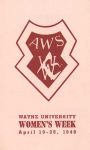 Program, Wayne University Program, Wayne University