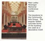 McGregor Memorial Building, interior, Detroit, Michigan McGregor Memorial Building, interior, Detroit, Michigan
