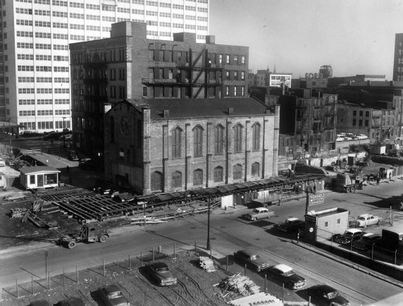 (2419) Buildings, Churches, Old Mariners', Detroit, 1955 (2419) Buildings, Churches, Old Mariners', Detroit, 1955