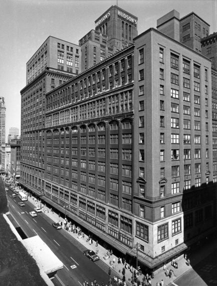 (2441) Buildings, J.L. Hudson's Department Store, Detroit, 1966 (2441) Buildings, J.L. Hudson's Department Store, Detroit, 1966