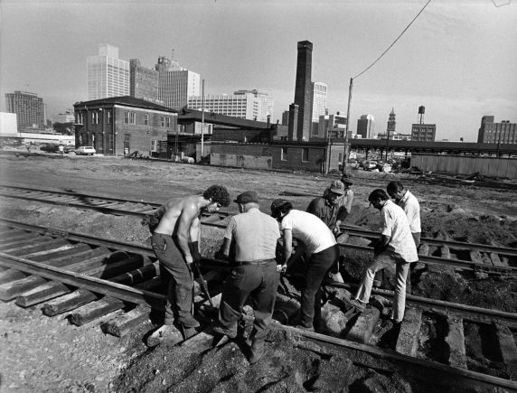 (2446) Buildings, Transportation, Trains, Grand Trunk Railroad Station, Detroit, 1973 (2446) Buildings, Transportation, Trains, Grand Trunk Railroad Station, Detroit, 1973