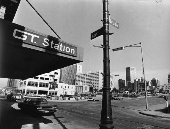 (2452) Buildings, Transportation, Trains, Grand Trunk Railroad Station, Detroit, 1973 (2452) Buildings, Transportation, Trains, Grand Trunk Railroad Station, Detroit, 1973