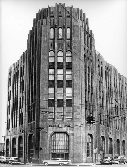 (2455) Buildings, Newspapers, Detroit Times Building, 1960 (2455) Buildings, Newspapers, Detroit Times Building, 1960