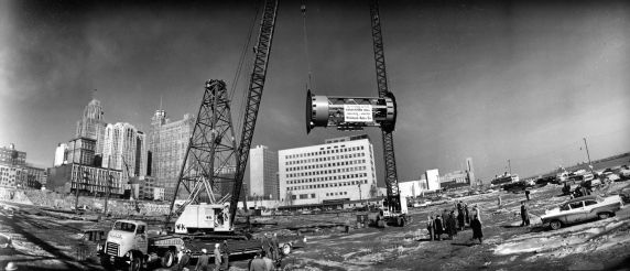 (2470) Buildings, Construction, Cobo Hall, Detroit, 1958 (2470) Buildings, Construction, Cobo Hall, Detroit, 1958