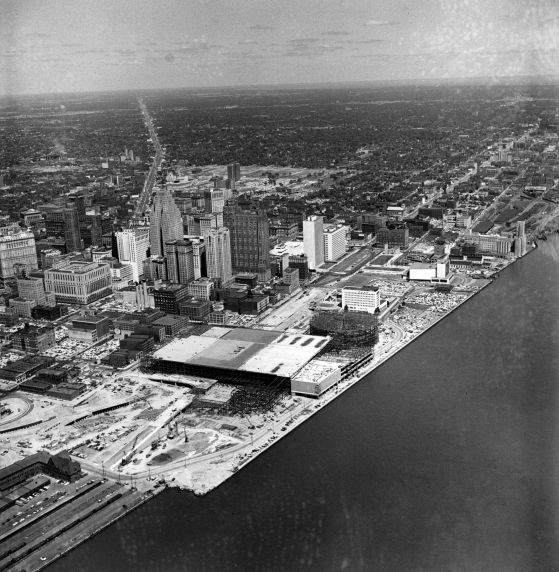 (2472) Buildings, Construction, Cobo Hall, Detroit, 1960 (2472) Buildings, Construction, Cobo Hall, Detroit, 1960