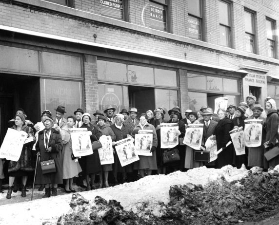 (24842) NAACP, Demonstrations, State Capitol, Lansing, 1960 (24842) NAACP, Demonstrations, State Capitol, Lansing, 1960