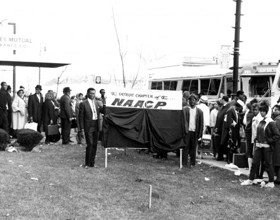 (24878) NAACP, Martin Luther King, Jr., Funeral, Detroit, 1968 (24878) NAACP, Martin Luther King, Jr., Funeral, Detroit, 1968