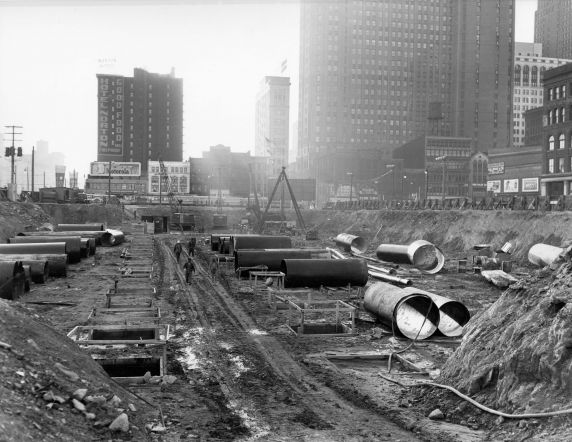 (2528) Buildings, City County Building, Coleman A Young Municipal Center, 1950s (2528) Buildings, City County Building, Coleman A Young Municipal Center, 1950s