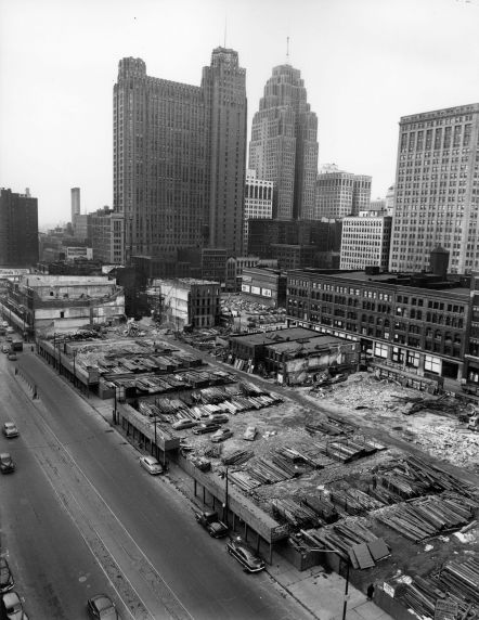 (2530) Buildings, City County Building, Coleman A Young Municipal Center, 1950 (2530) Buildings, City County Building, Coleman A Young Municipal Center, 1950