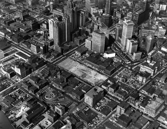 (2532) Buildings, City County Building, Coleman A Young Municipal Center, 1950s (2532) Buildings, City County Building, Coleman A Young Municipal Center, 1950s