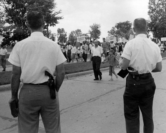 (25364) Civil Rights, Demonstrations, Oak Park, Michigan, 1963 (25364) Civil Rights, Demonstrations, Oak Park, Michigan, 1963