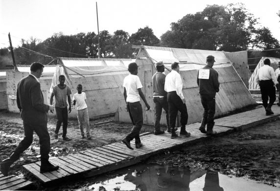(25374) Resurrection City, Living Conditions, Poor People's Campaign, 1968 (25374) Resurrection City, Living Conditions, Poor People's Campaign, 1968