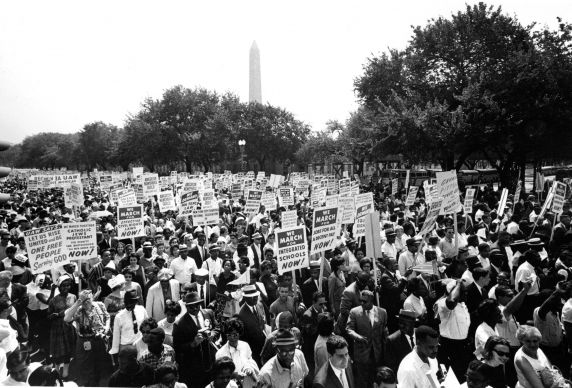 (25398) Civil Rights, Demonstrations, "March on Washington," 1963 (25398) Civil Rights, Demonstrations, "March on Washington," 1963