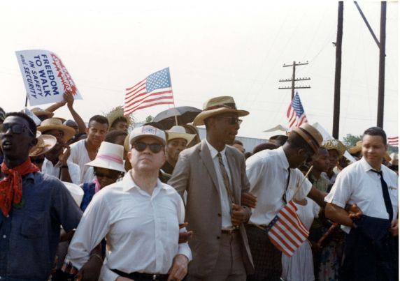 (25899) Civil Rights, Demonstrations, "Meredith March Against Fear," Mississippi, 1966 (25899) Civil Rights, Demonstrations, "Meredith March Against Fear," Mississippi, 1966