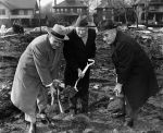 (25928) Buildings, McGregor Memorial, Groundbreaking, 1956 (25928) Buildings, McGregor Memorial, Groundbreaking, 1956