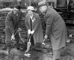 (25929) Buildings, McGregor Memorial, Groundbreaking, 1956 (25929) Buildings, McGregor Memorial, Groundbreaking, 1956
