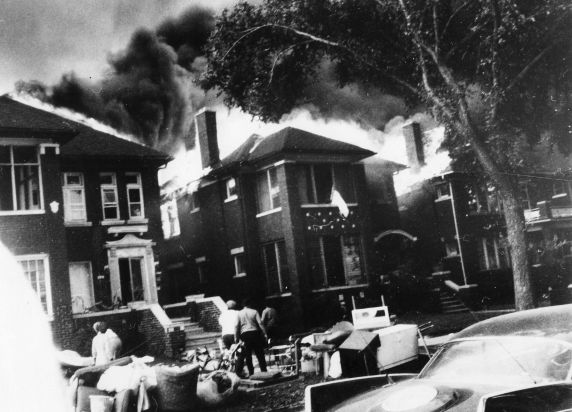 (26086) Riots, Rebellions, Arson, Hazelwood, West Side, 1967 (26086) Riots, Rebellions, Arson, Hazelwood, West Side, 1967