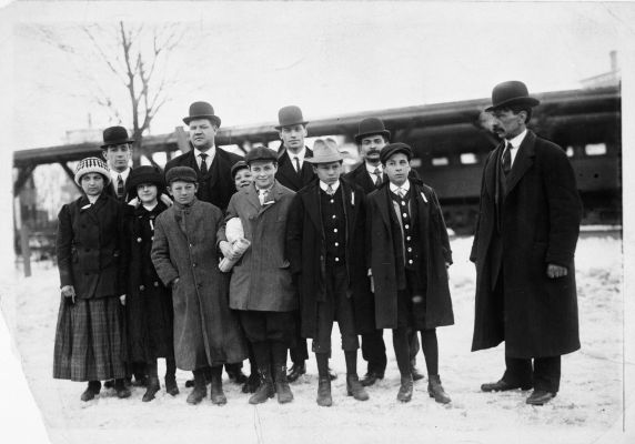 (26674) Lawrence Strike, Children, Organizers, 1912 (26674) Lawrence Strike, Children, Organizers, 1912