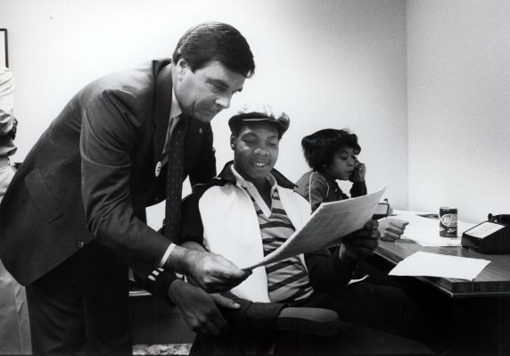 (26934) McEntee at 1984 presidential primary (26934) McEntee at 1984 presidential primary