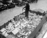 (27844) Prohibition, Confiscation, Trumbull Street, Detroit, 1920s (27844) Prohibition, Confiscation, Trumbull Street, Detroit, 1920s