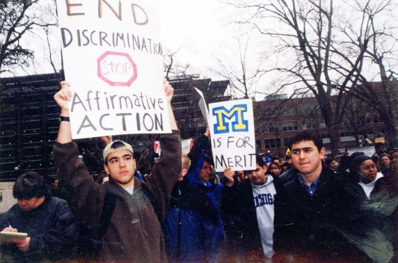 (28044) Demonstrations, Affirmative Action, University of Michigan, 2001 (28044) Demonstrations, Affirmative Action, University of Michigan, 2001