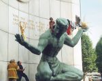 (28078) Demonstrations, "Spirit of Detroit," 2001 (28078) Demonstrations, "Spirit of Detroit," 2001
