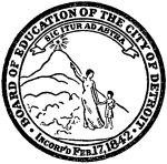 (28392), Seal, Board of Education of the City of Detroit, Detroit, Michigan, 1929.
