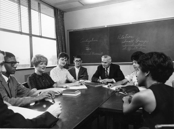 (28419) Colleges, Monteith, Classroom Scenes, 1961 (28419) Colleges, Monteith, Classroom Scenes, 1961